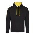 Kapuzenpullover Kapuzensweatshirt Damen Schwarz XL