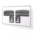 Nedis - Feste TV-Wandhalterung | 43 - 85 | maximal unterstützes Bildschirmgewicht: 60 kg | Minimaler Wandabstand: 7.50 mm | Stahl | Schwarz, One Size