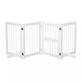 PawHut - Hunde-Absperrgitter, One Size, Weiss