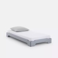 Bett Mit Lattenrost Egzigu Unisex Taubengrau 90X190CM