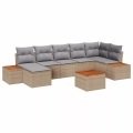 VidaXL - Garten-sofa poly-rattan, One Size, Beige