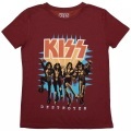 KISS - Destroyer TShirt, für Damen, Rot Bunt, Größe L