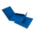 Gummibandmappe Biella, DIN A4, bis 200 Blatt, L 318 x B 242 x H 5 mm, Karton, blau, 5 Stück