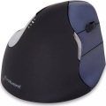 BakkerElkhuizen Evoluent 4 Ergonomische Maus Optisch Ergonomisch Schwarz/Blau