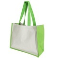 Printers Jutetasche Shopper Einkaufstasche, 21 Liter (2 Stückpackung) Damen Grün ONE SIZE