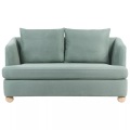 Beliani - 2 Sitzer Sofa aus Stoff Minimalistisch RATTVIK, One Size, Braun Medium