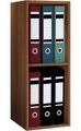 MID.YOU Aktenregal 34/72/30 cm , Offas 2-Fach , Nussbaumfarben , Holzwerkstoff , 34x72x30 cm , melaminharzbeschichtet,Nachbildung , 000657011410
