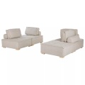 Beliani, Modulsofa aus Polyester Modern TIBRO Modulsofa aus Polyester Modern TIBRO
