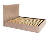 Pascal Morabito, Bett mit Bettkasten - 160 x 200 cm - Samt - Beige - SORYO von Pascal Morabito Bett mit Bettkasten - 160 x 200 cm - Samt - Beige - SORYO von Pascal Morabito