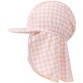 Swim Essentials - UV Sonnenhut 12 Jahre Apricot, UV Sonnenhut Apricot Gingham, ONESIZE, Multicolor
