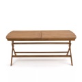 LA REDOUTE INTERIEURS, La Redoute Intérieurs - Gartenklapptisch Palera zum Ausziehen, One Size, Beige