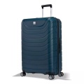 Probeetle by Eminent - Voyager XXI Expandable Großer Koffer 4 Rollen Blau, 77 CM, Blau Bunt