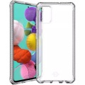 ITSkins - Samsung Galaxy A51 Spectrum Clear Schutz Gummi Hülle (Fallschutz 2 Meter) - Transparent
