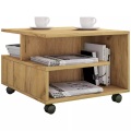 Holz Couchtisch Sofatisch Wohnzimmertisch Rollen rollbar Kaffeetisch Stango S Holz Couchtisch Sofatisch Wohnzimmertisch Rollen rollbar Kaffeetisch Stango S