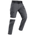 Zip-off-hose Travel 500 Herren Grau Herren Grau S