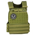 Gladiatorfit, GladiatorFit Gewichtsweste mit Plakette : Militärgrün 1.5 KG Gewichtsweste