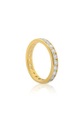 Memoire Ring Gelbgold 750 Zirkonia Damen Gelbgold 54