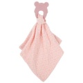 Bisal - LAPIDOU - Kuscheltuch mit Beissring rosa