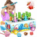 Activity-board - Kinderspielzeug Holzspielzeug Lernspielzeug Motorisches Spielzeug Magnetisches Angelspiel, One Size, Multicolor