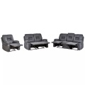 Beliani - Wohnzimmer Set aus Polyester Modern BERGEN II, One Size, Spacegrau