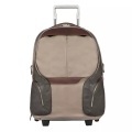 Piquadro Coleos – Rucksacktrolley mit Fach für PC und iPad®Air/Air2 in taupe