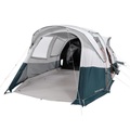 Familienzelt Stangenaufbau Arpenaz 6.3 Fresh&black Für 6 Personen In 3 Kabinen Unisex