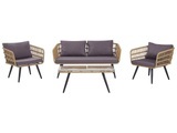 Beliani FOBELLO Lounge-Gruppe