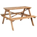 vidaXL, vidaXL Picknicktisch 115x115x81 cm Bambus