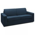 Sofa - 3-Sitzer - Mit Matratze - Stoff - Dunkel - COGLIO Sofa - 3-Sitzer - Mit Matratze - Stoff - Dunkel - COGLIO