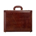 Maxwell Scott Scanno - Leder-Aktenkoffer in Cognac-Braun
