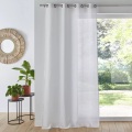 LA REDOUTE INTERIEURS, Leinenvorhang Onega Unisex Weiss 135x220cm