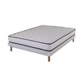 Matratzen-set Komfort | 140x190 | Schaumstoff | 18 Cm | Einlegerahmen Unisex Weiss 90X190CM