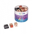 Heyda, Heyda Motivstempel-Set Alphabet, Braun