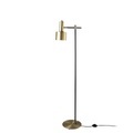 Stehlampe in Gold und Schwarz Stehlampe in Gold und Schwarz