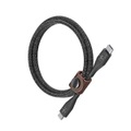 Belkin DuraTek Plus Lightning / USB-C - mfi. zertifiziert / schwarz - 1.2m