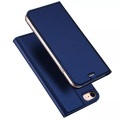 Apple, Dux Ducis - iPhone 8 / iPhone 7 Flip Wallet Cover Leder Tasche - Dunkelblau