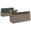 VidaXL - Garten-sofa-set poly-rattan, One Size, Grau