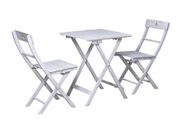 Garten Sitzgruppe Akazie grau 58 (3-tlg)