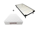 Set Lattenrost + Matratze Kaltschaum & Memory Schaum - Stärke 15 cm - 90 x 190 cm - PELOPS von DREAMEA Set Lattenrost + Matratze Kaltschaum & Memory Schaum - Stärke 15 cm - 90 x 190 cm - PELOPS von DREAMEA