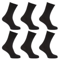 Socken, 6erpack Herren Schwarz 39-43