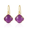 Ailoria - Ohrringe Capucine - Gold und Violett