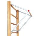 Gladiatorfit, Klimmzugstange 65cm Aus Stahl Für Holzsprosse Unisex Weiss ONE SIZE