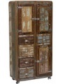 Schrank Fridge Colored Vintage bunt