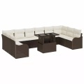 VidaXL - Garten-sofa poly-rattan, One Size, Braun