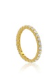 MUAU Schmuck, Mémoire Ring Diamant 1.00ct. Gelbgold 750 Damen Gelbgold 51