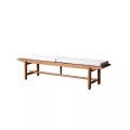Tikamoon, Outdoor Bank aus massivem Teak Fado Outdoor Bank aus massivem Teak Fado