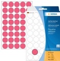 HERMA Vielzwecketiketten leuchtrot 19 mm Papier 960 St.