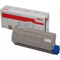 Original Tonerpatrone cyan OKI 44318607
