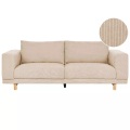 Beliani, 3 Sitzer Sofa aus Cord Modern NIVALA 3 Sitzer Sofa aus Cord Modern NIVALA