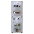 Holz Glas Vitrine Sammelvitrine Glasvitrine Eckvitrine Standvitrine Vecko XL Holz Glas Vitrine Sammelvitrine Glasvitrine Eckvitrine Standvitrine Vecko XL